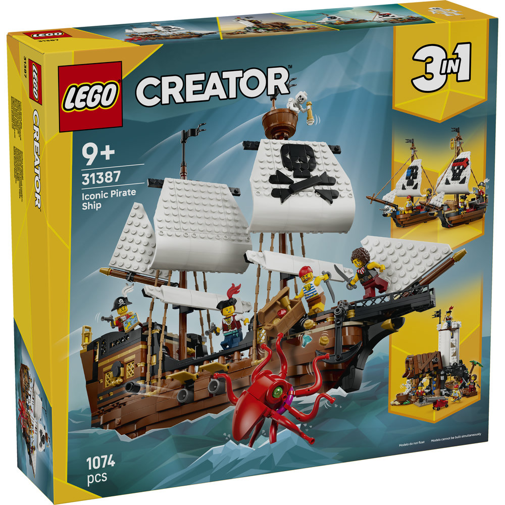 LEGO 31387 Iconic Pirate Ship
