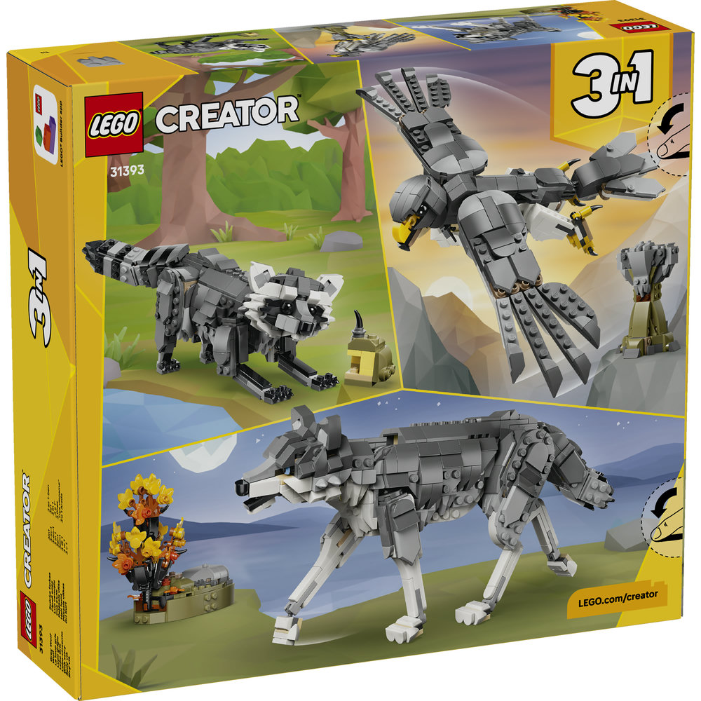 31393 Forest Animals: Gray Wolf