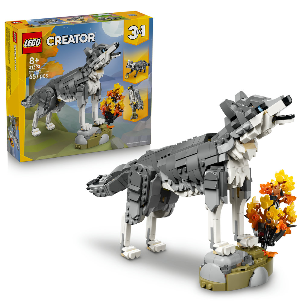31393 Forest Animals: Gray Wolf