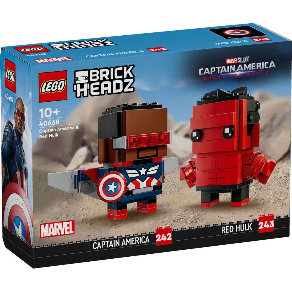 40668 Captain America & Red Hulk Figures