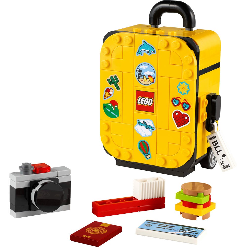 40817 Yellow Travel Suitcase