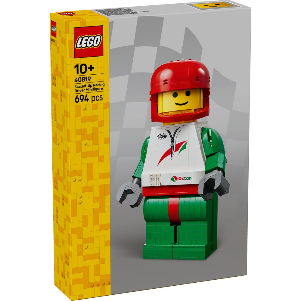 40819 Up-Scaled Racing Driver Minifigure