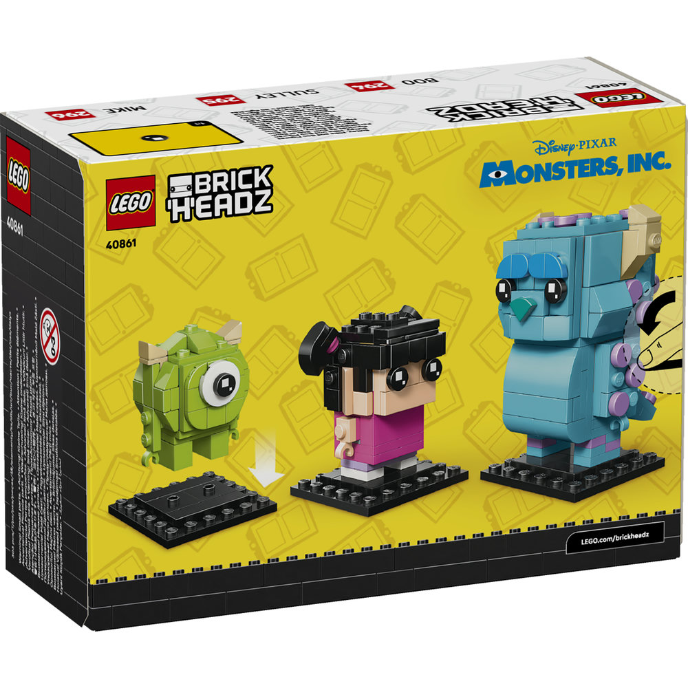 40861 Sulley, Mike and Boo Figures
