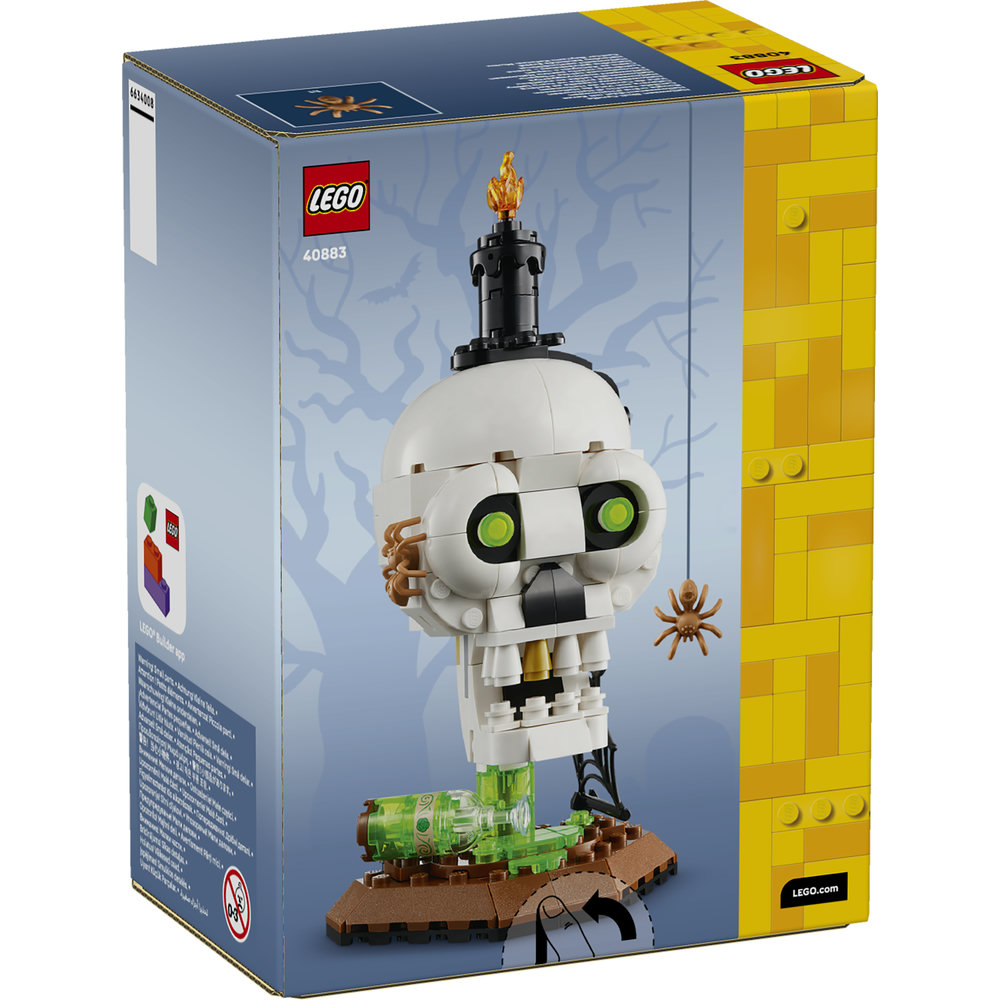 40883 Halloween Skull Candle