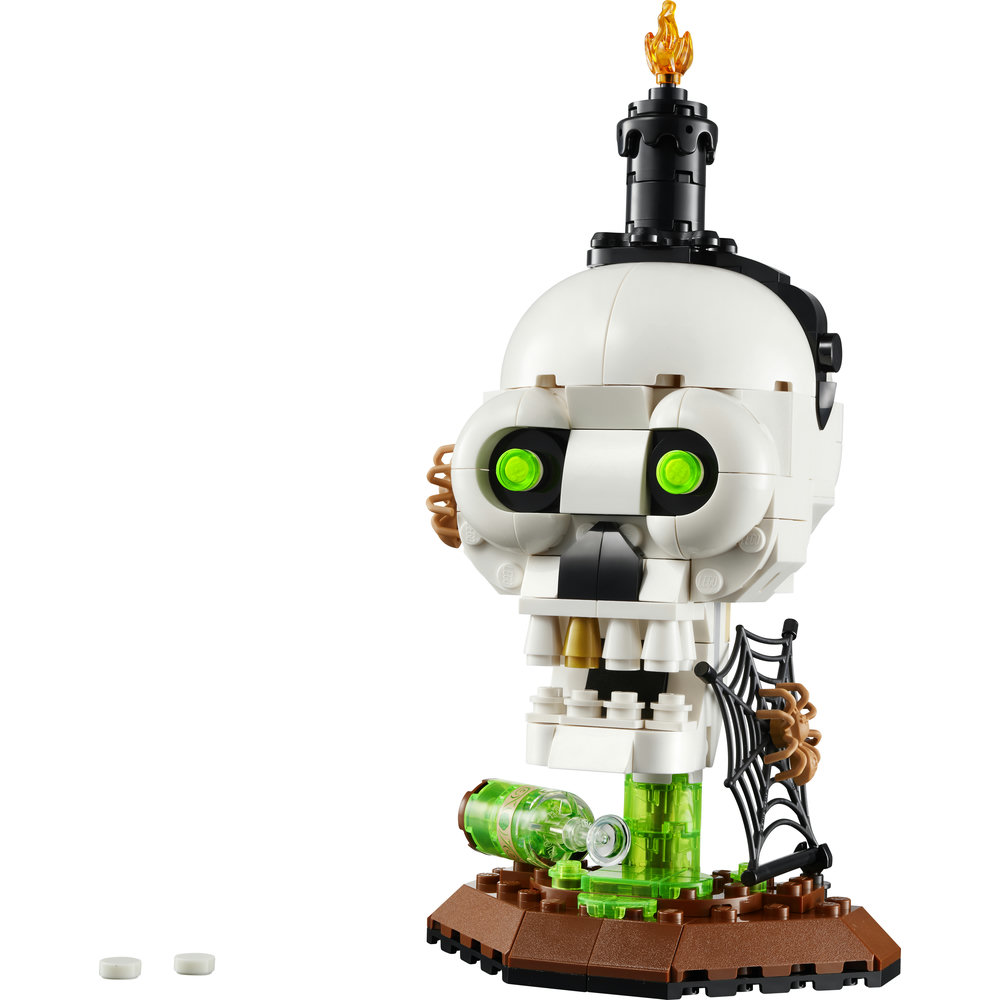 40883 Halloween Skull Candle
