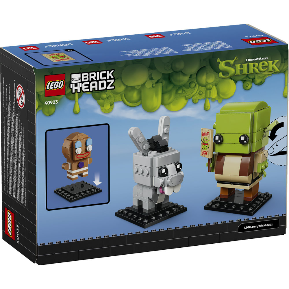 40923 Shrek, Donkey & Gingy Figures
