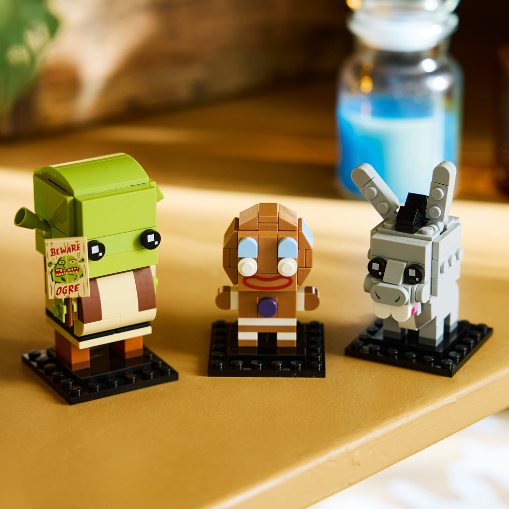 40923 Shrek, Donkey & Gingy Figures