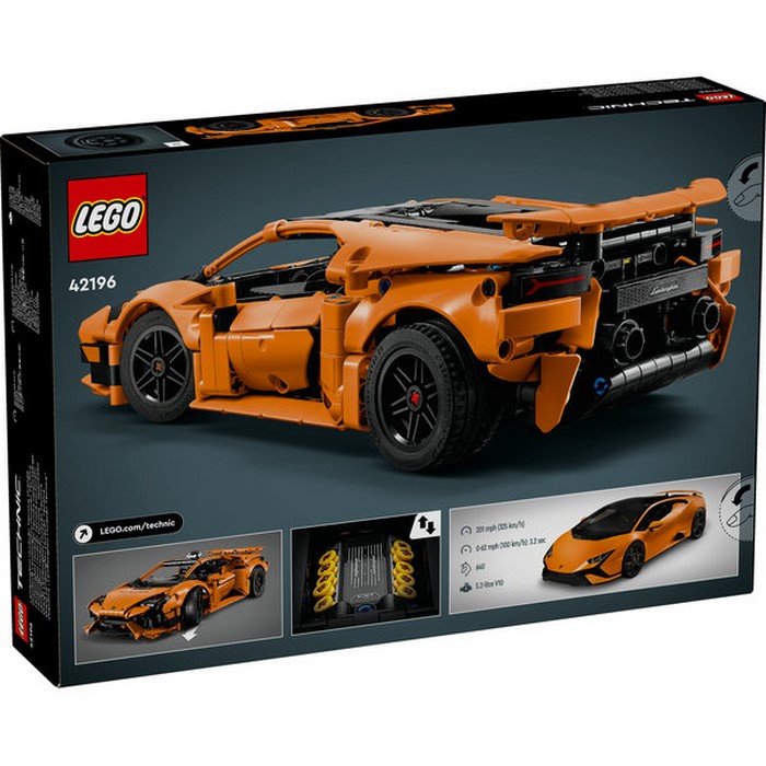 LEGO 42196 Lamborghini Huracan Tecnica Orange