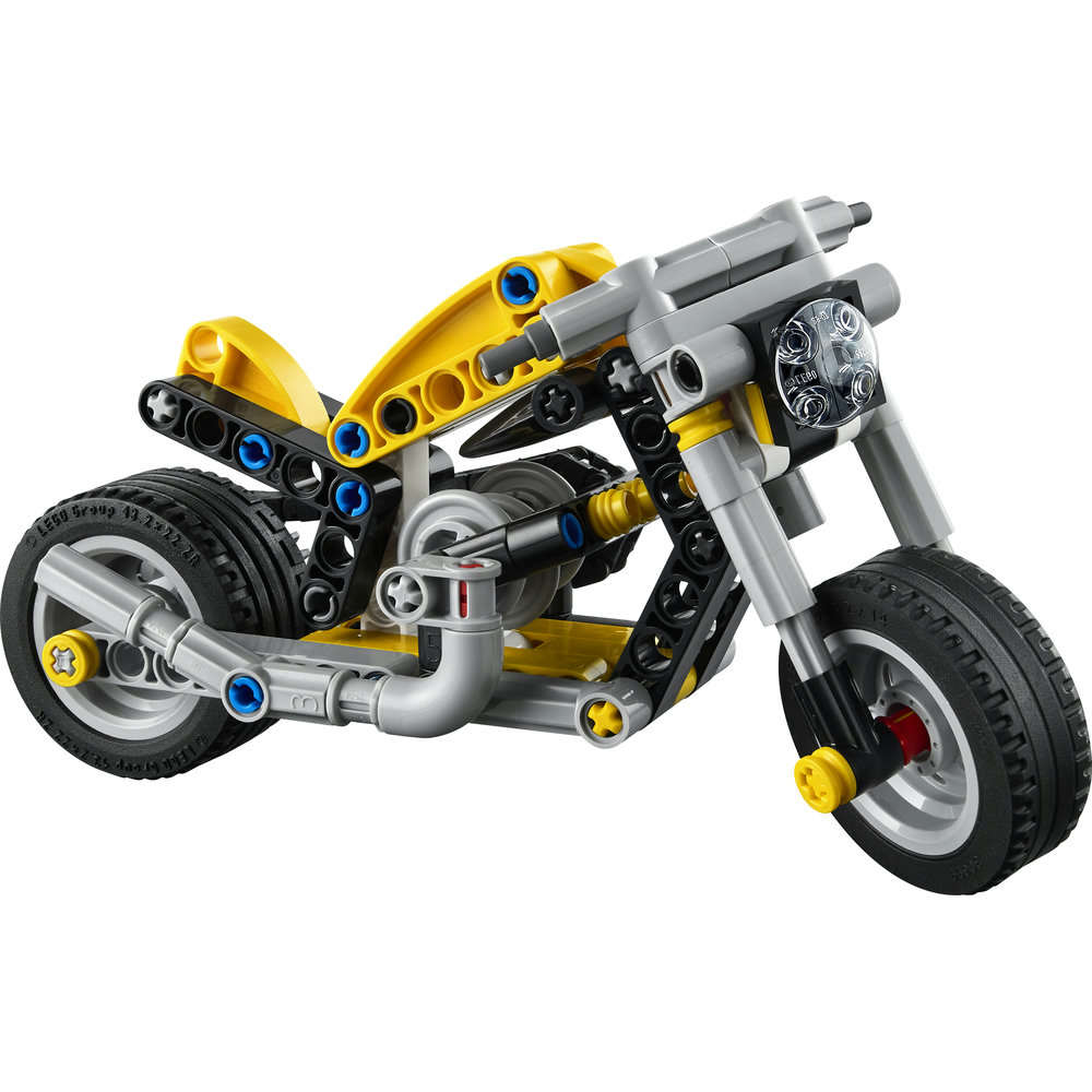 42225 Yellow Motorcycle