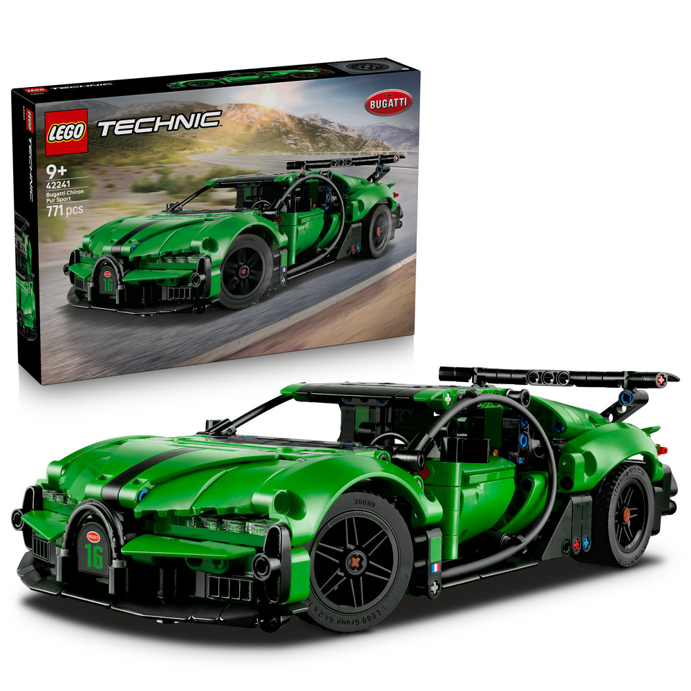 42241 Green Bugatti Chiron Pur Sport Hypercar