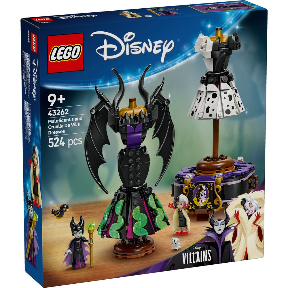 43262 Maleficent's and Cruella De Vil's Dresses