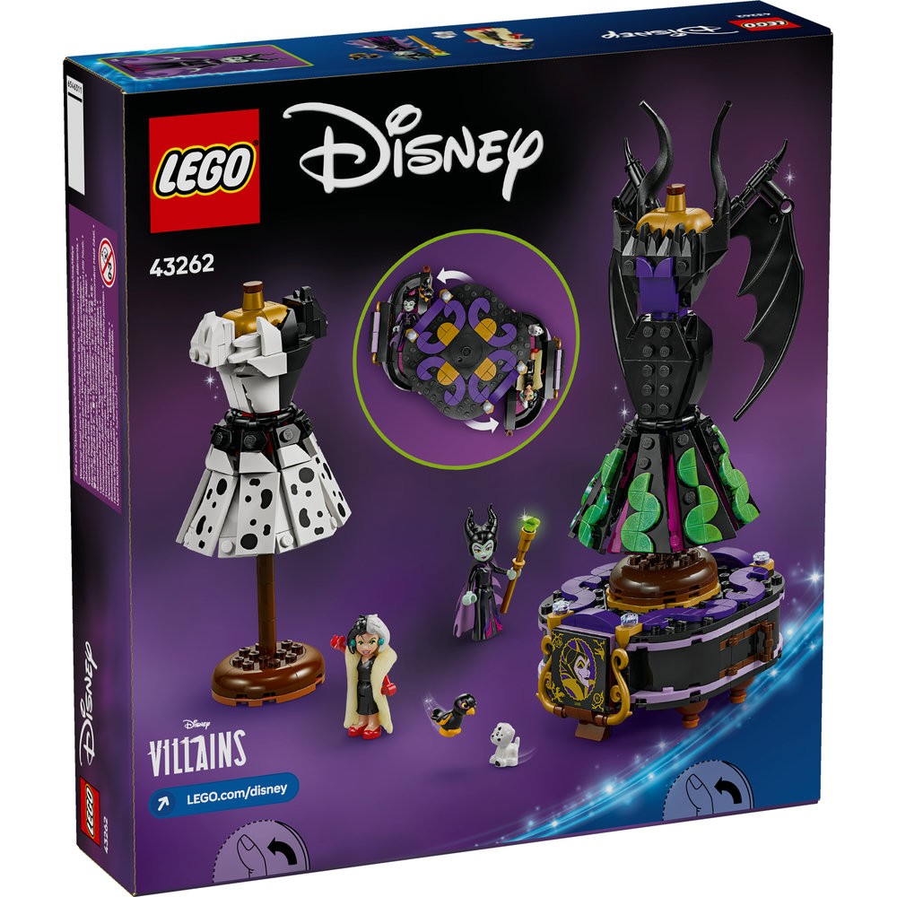 43262 Maleficent's and Cruella De Vil's Dresses