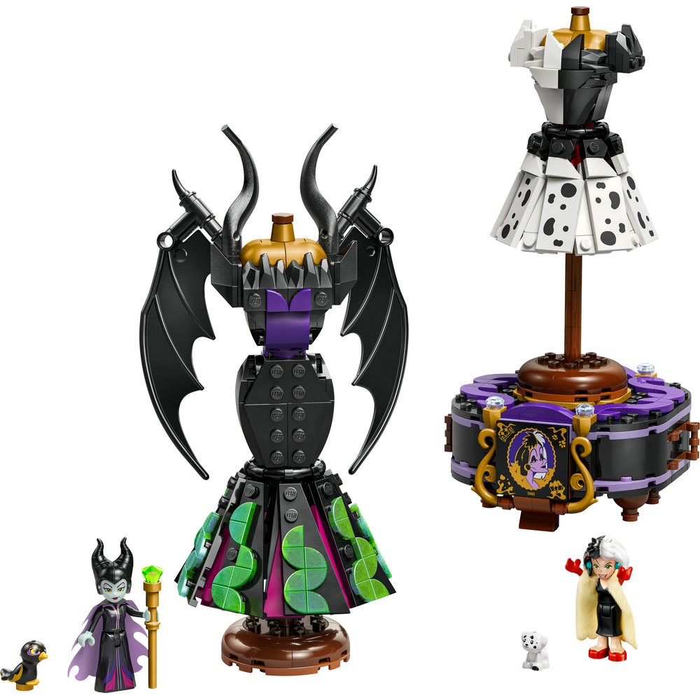 43262 Maleficent's and Cruella De Vil's Dresses