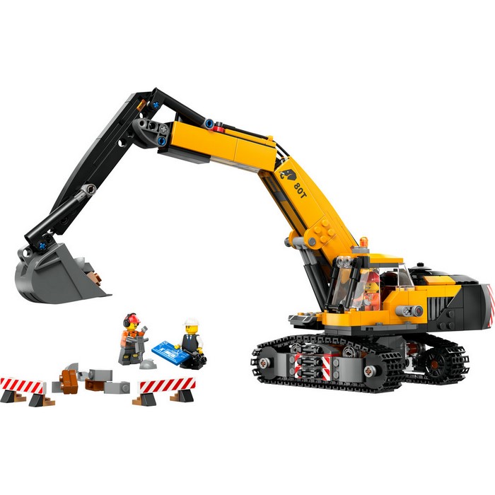 60420 Yellow Construction Excavator