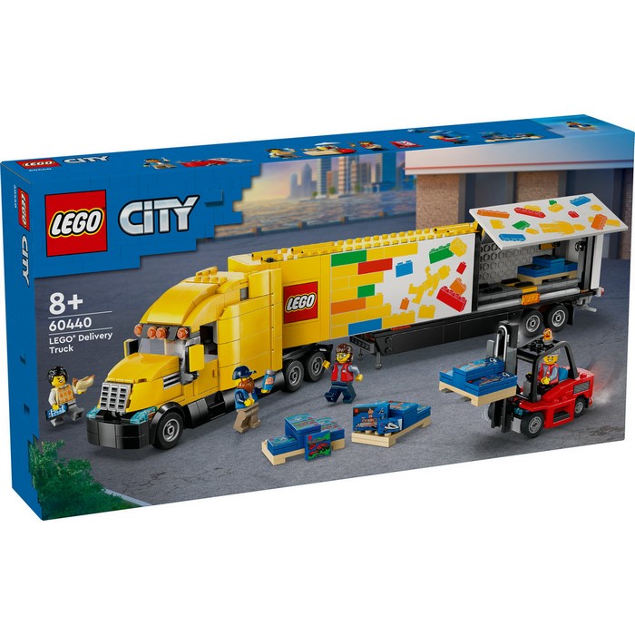 60440 Yellow Delivery Truck