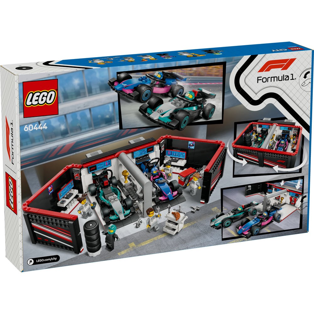 LEGO 60444 F1® Garage & Mercedes-AMG & Alpine Cars