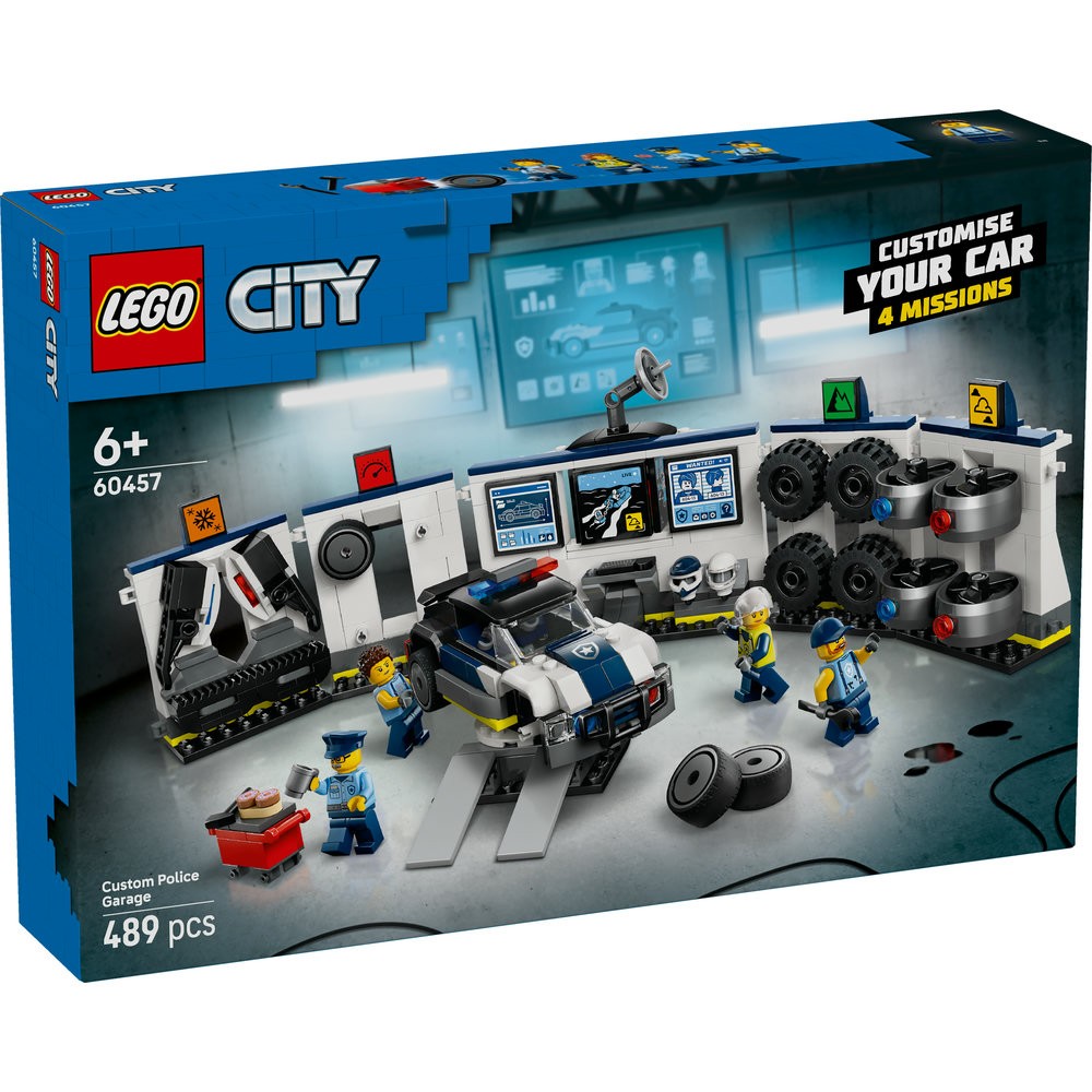 60457 Custom Police Car Garage