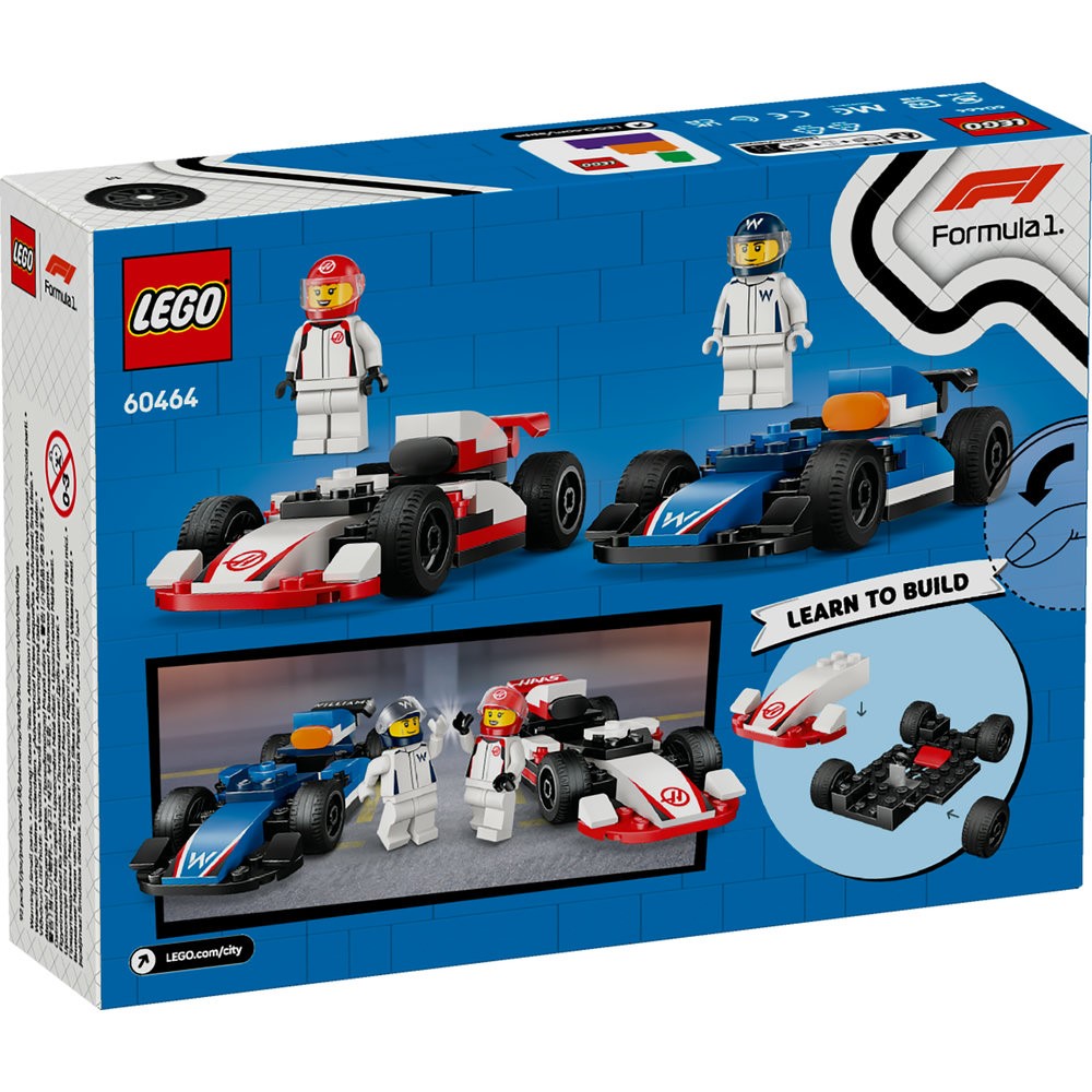 60464 F1® Williams Racing & Haas F1® Race Cars