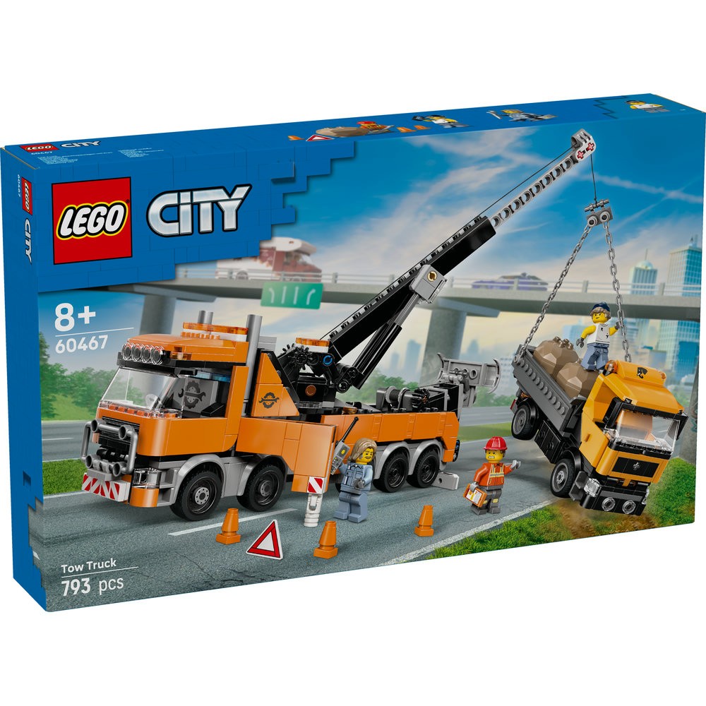 60467 Heavy-Duty Recovery Tow Truck with Crane