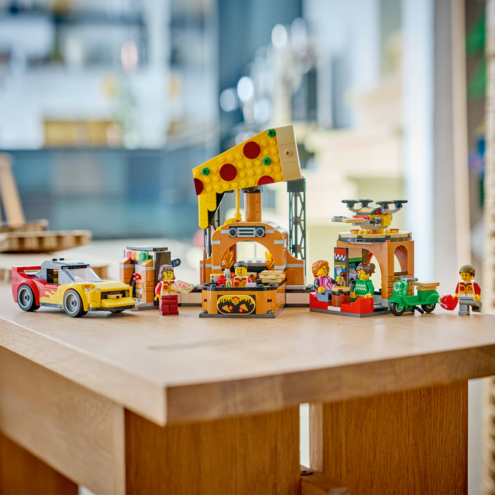 あぼかど LEGO 60496 Pizza Delivery Experience with Vehicles