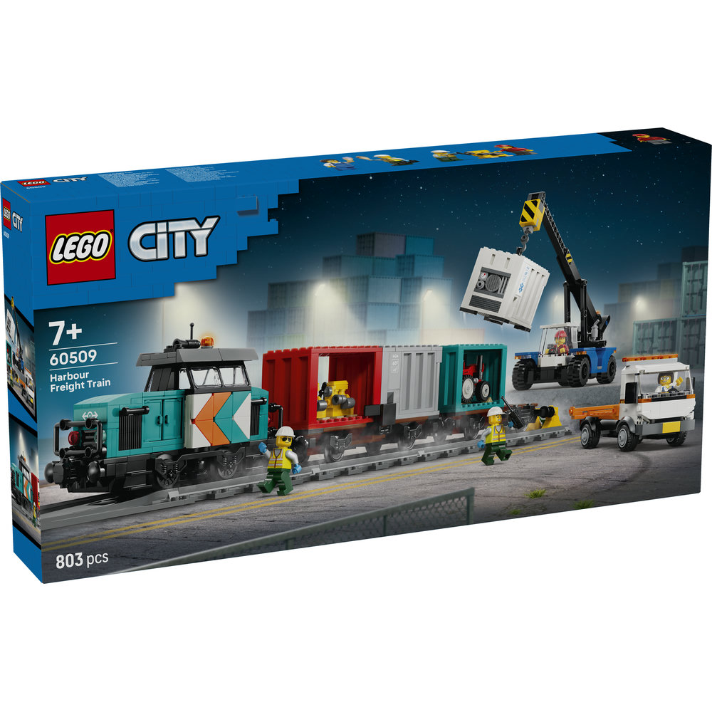 60509 Harbor Freight Train with Crane & Truck