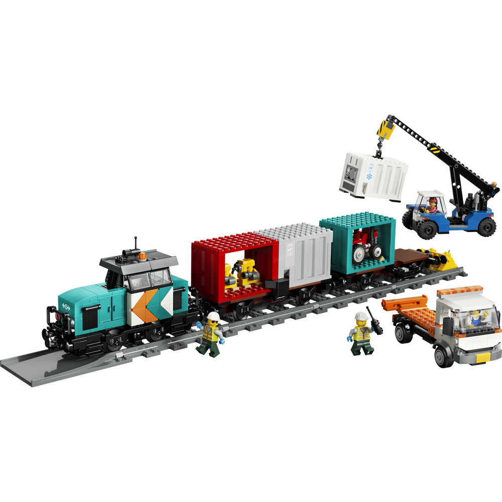 60509 Harbor Freight Train with Crane & Truck