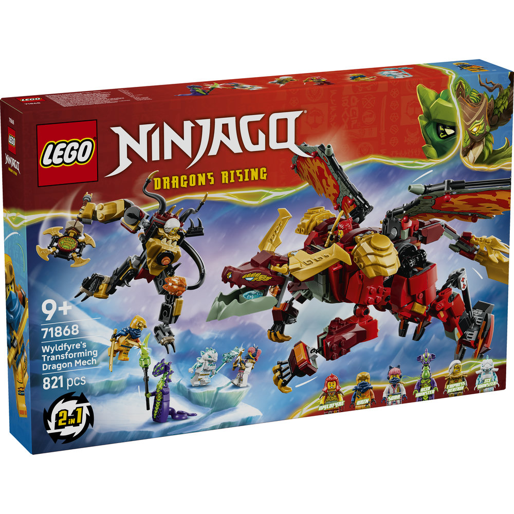 71868 Wyldfyre's Transforming Dragon Mech