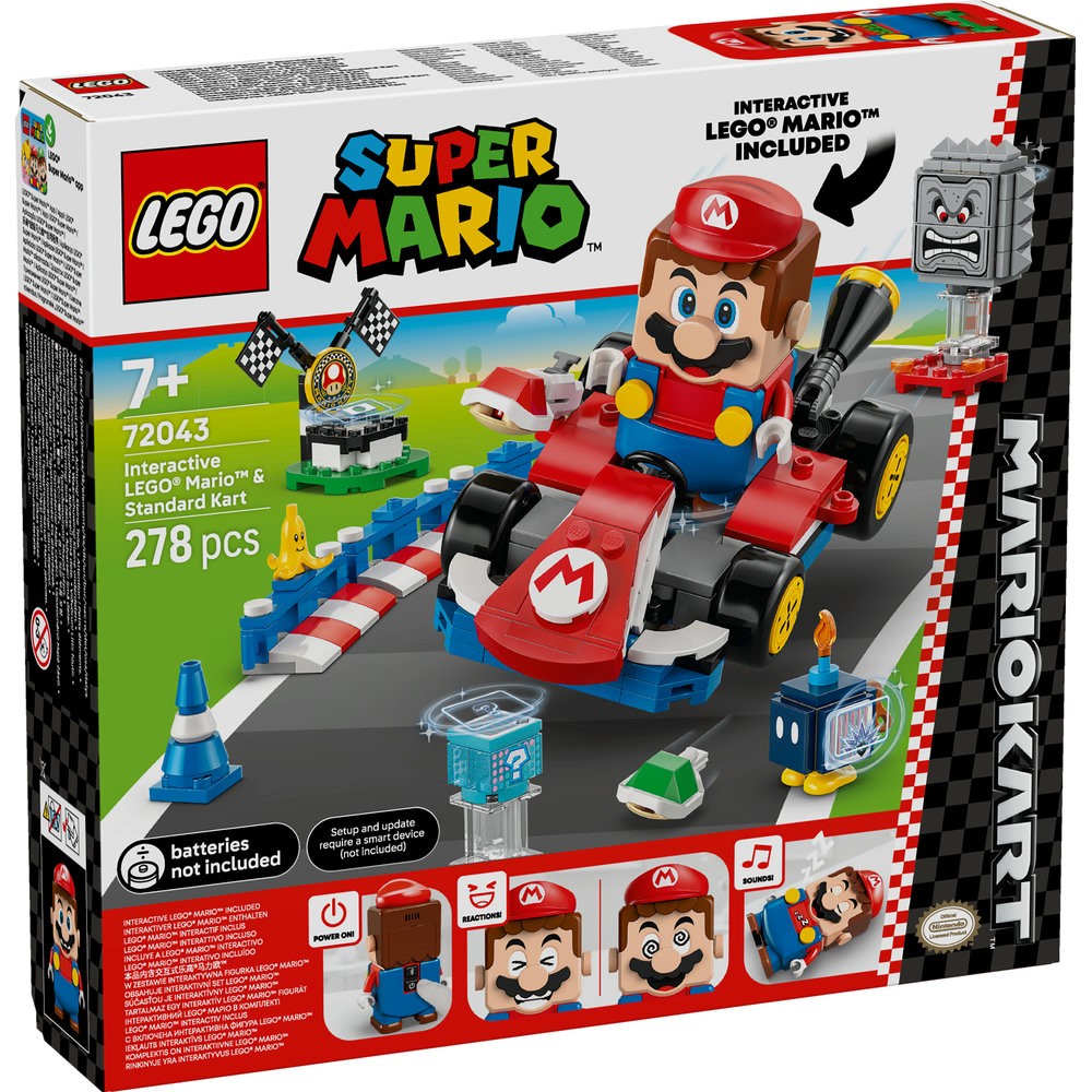 72043 Mario Kart™ – Interactive LEGO® Mario™ & Standard Kart