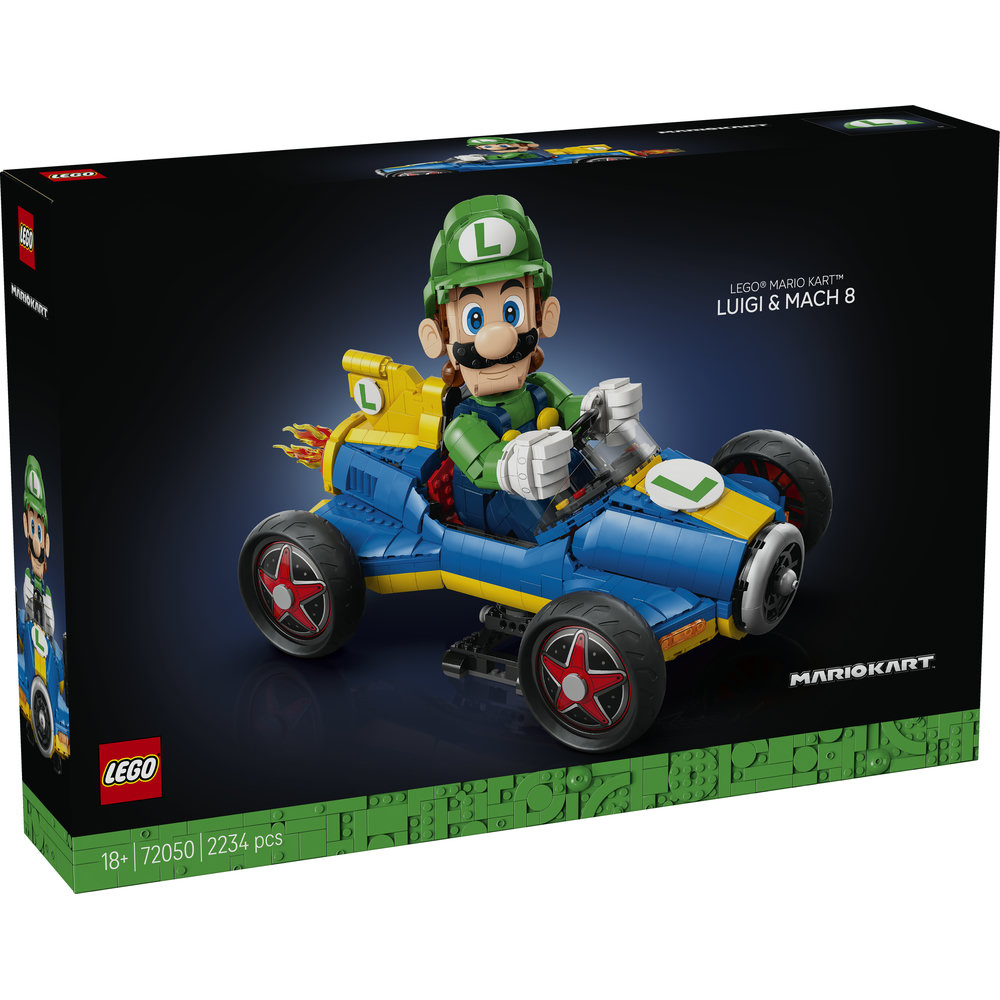 LEGO 72050 Mario Kart™ – Luigi & Mach 8
