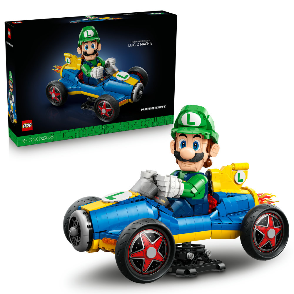 LEGO 72050 Mario Kart™ – Luigi & Mach 8