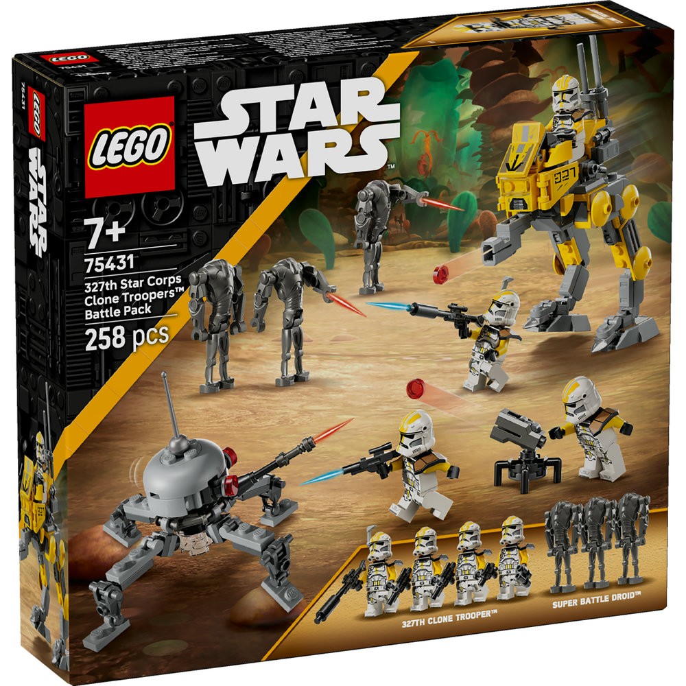 75431 327th Star Corps Clone Troopers™ Battle Pack