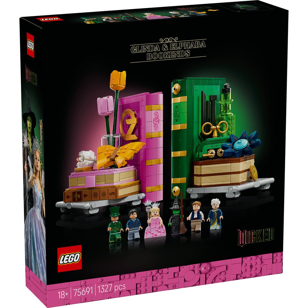 75691 Glinda & Elphaba Bookends