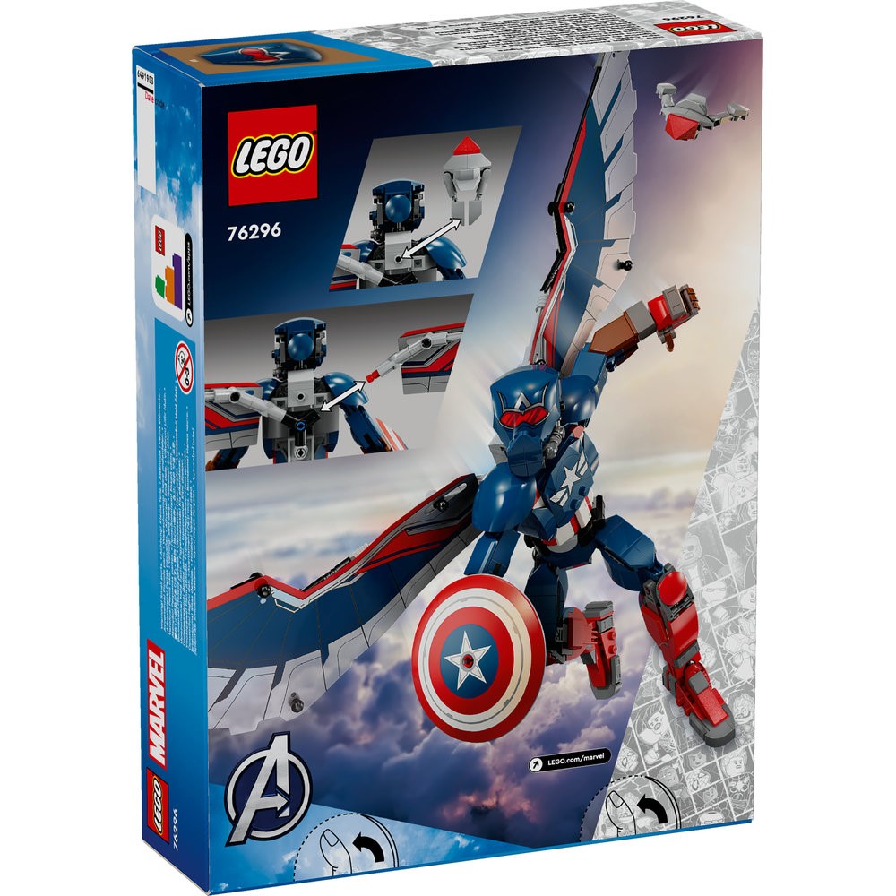 76296 New Captain America Construction Figure
