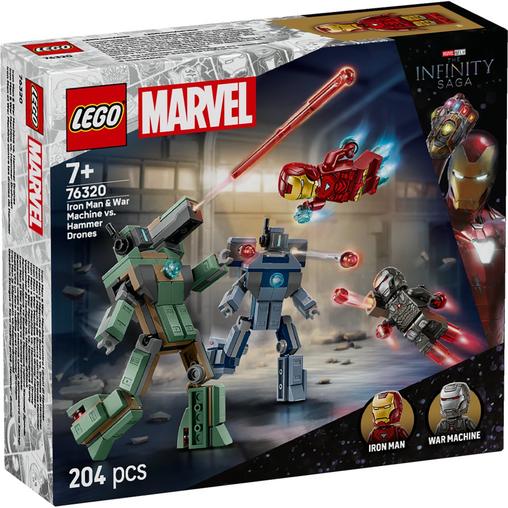 76320 Iron Man & War Machine vs. Hammer Drones