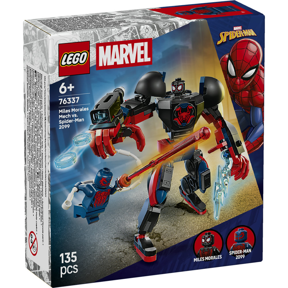 76337 Miles Morales Mech vs. Spider-Man 2099