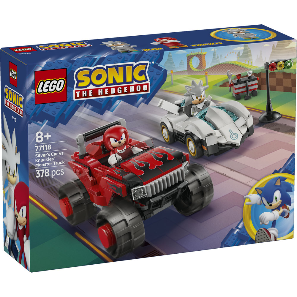 77118 Silver's Car vs. Knuckles' Monster Truck