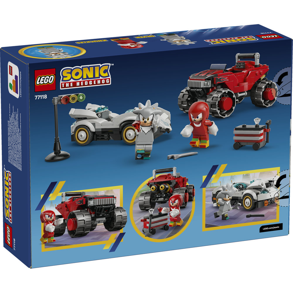77118 Silver's Car vs. Knuckles' Monster Truck