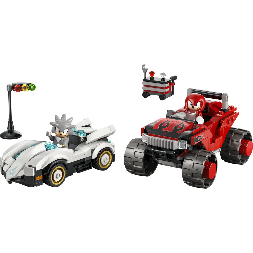 77118 Silver's Car vs. Knuckles' Monster Truck