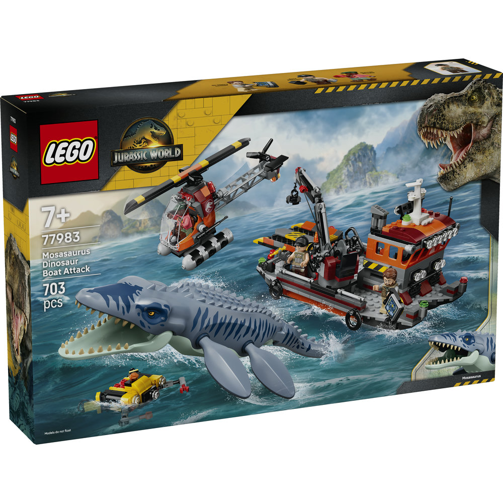 77983 Mosasaurus Dinosaur Boat Attack