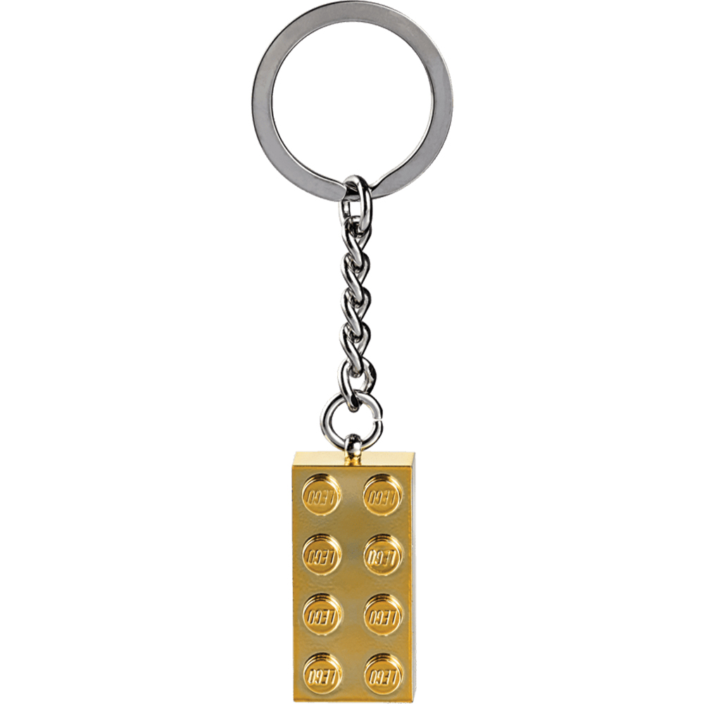850808 Keychain 2x4 Stud Gold
