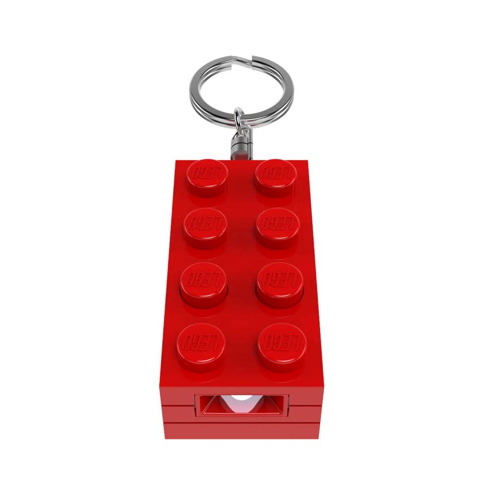 8536022 LGL-KE234HR LEGO Minifigures Keychain Light 2x4 Brick-Red