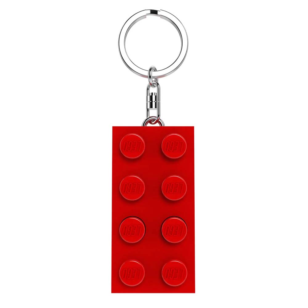 8536022 LGL-KE234HR LEGO Minifigures Keychain Light 2x4 Brick-Red
