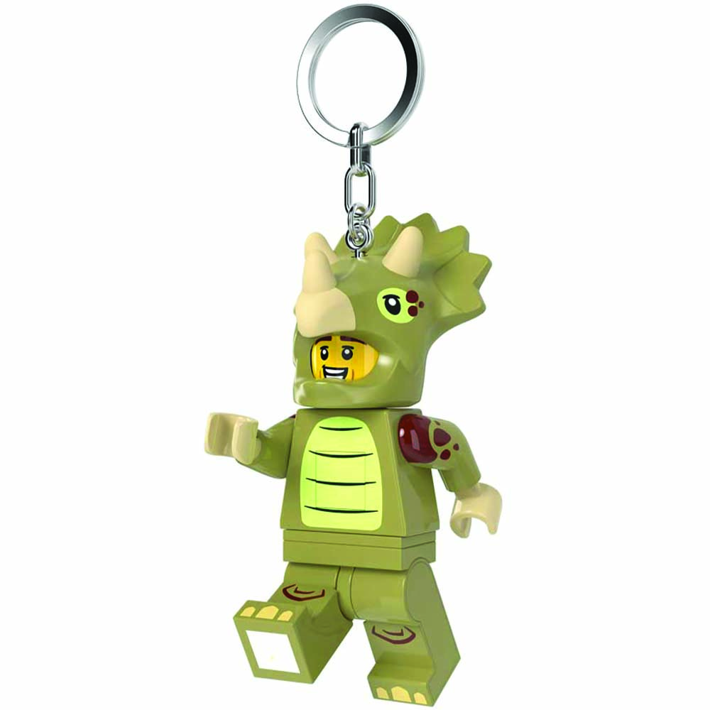 8536367 LGL-KE238H LEGO Minifigures Keychain Light Triceratops Costume Fan