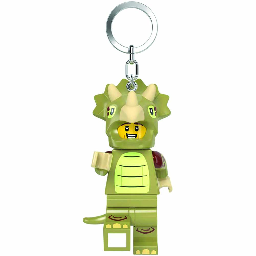 8536367 LGL-KE238H LEGO Minifigures Keychain Light Triceratops Costume Fan