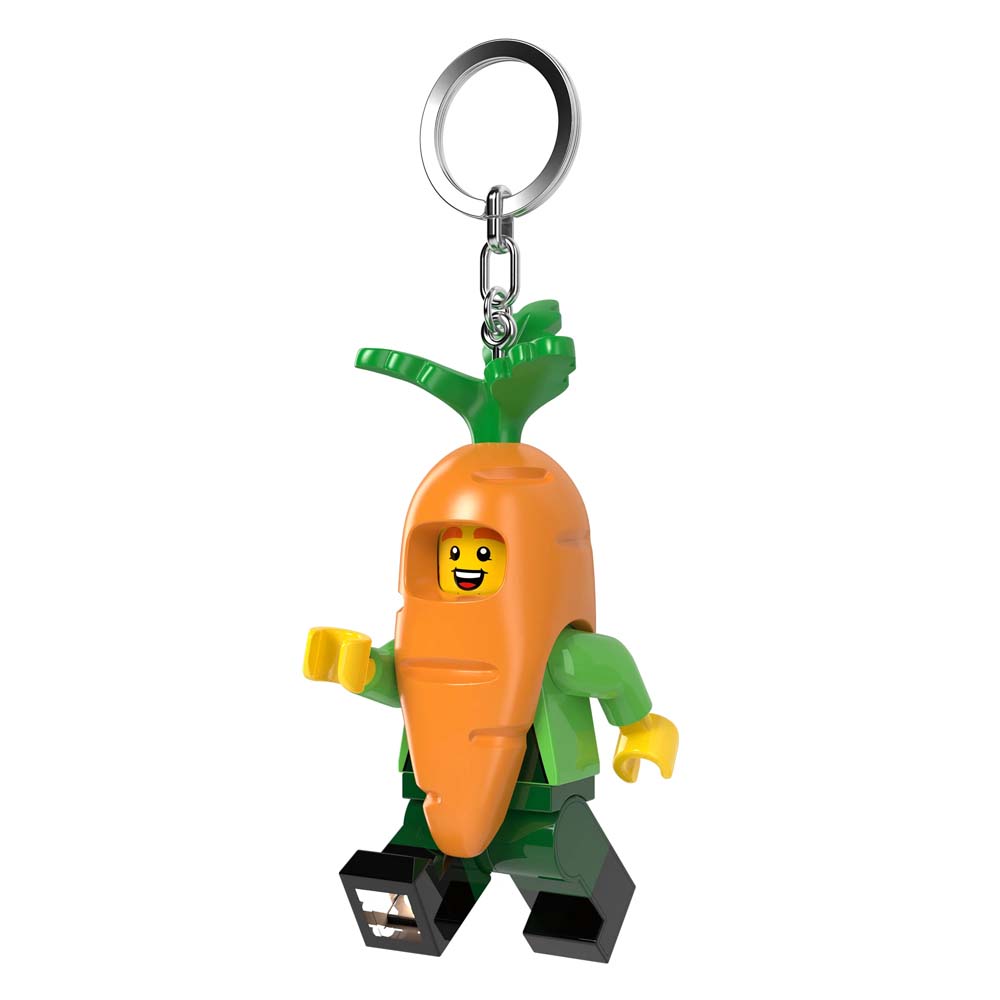 8536374 LGL-KE239H LEGO Minifigures Keychain Light Carrot Mascot 