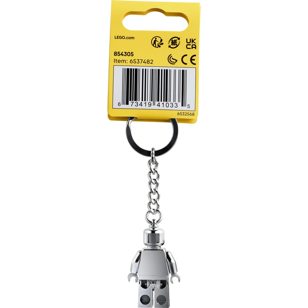 LEGO 854305 Silver Minifigure Key Chain