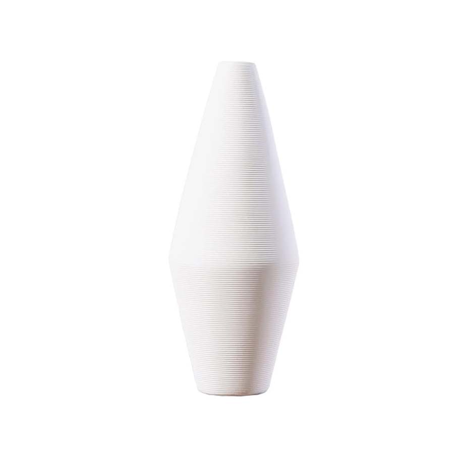 Stripe, Vase 14.5 x 36.5cm - White