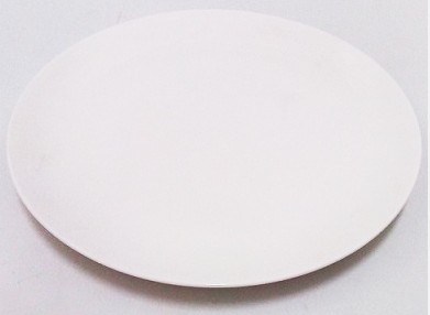 Gloss White, Flat Plate 9"