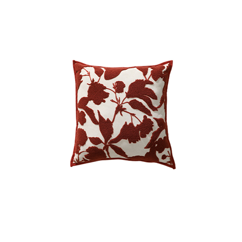 Red Velvet, Suede Pillow Cover