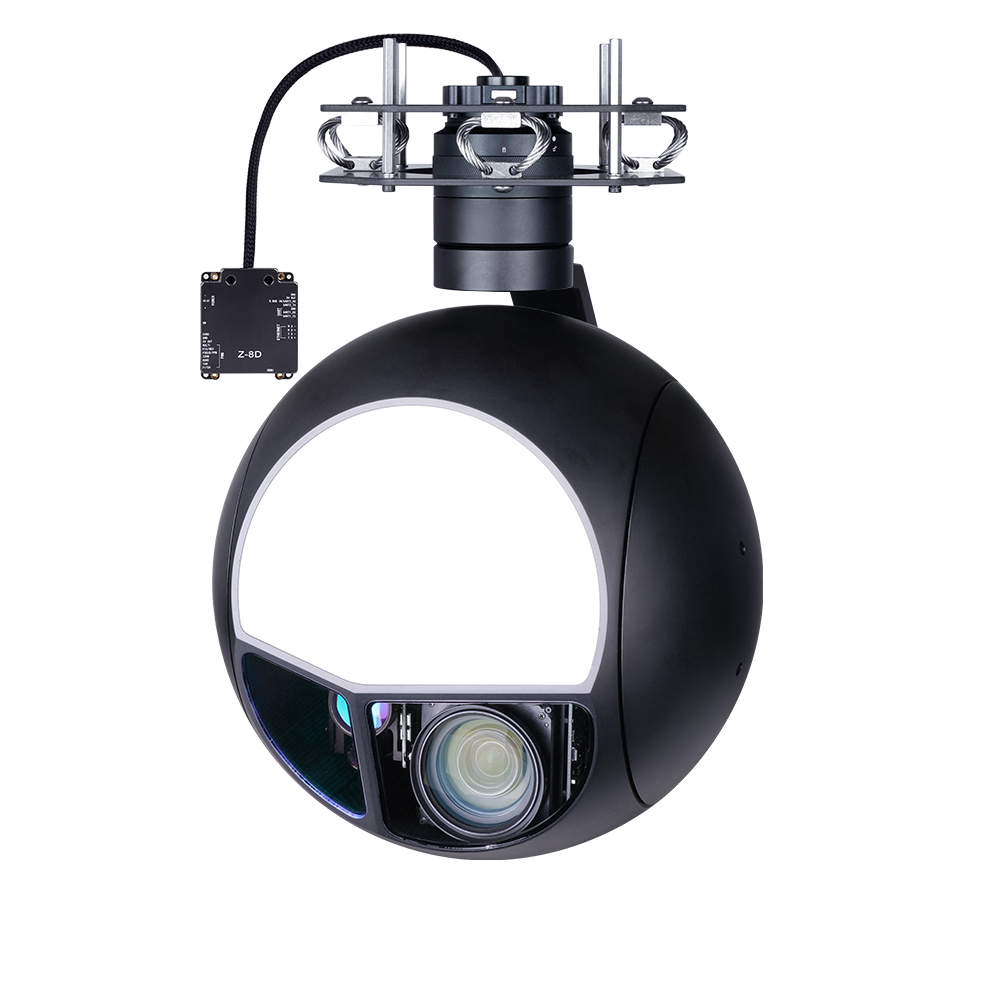 Q30TIRM-15100 Superior Triple Sensors 7X Optical Zoom 1280 IR Thermal STARVIS EO with 10km LRF Gimbal Camera